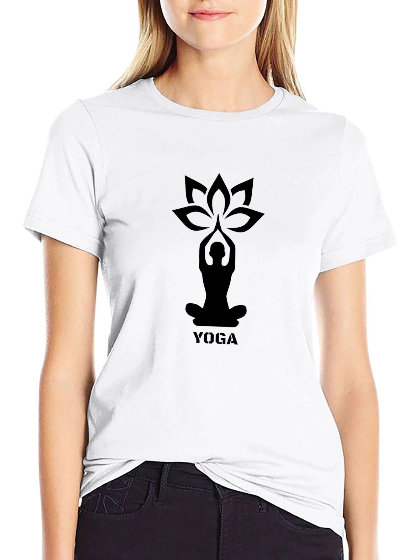 Yoga Lotus T-Shirt - Meditation Zen Design