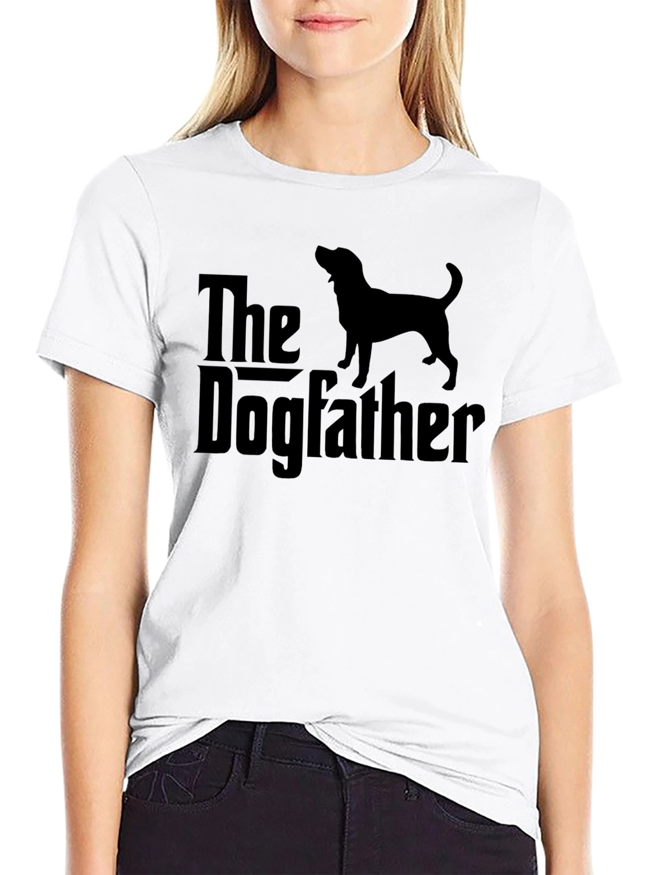 The Dogfather T-Shirt - Black Dog Lover Tee