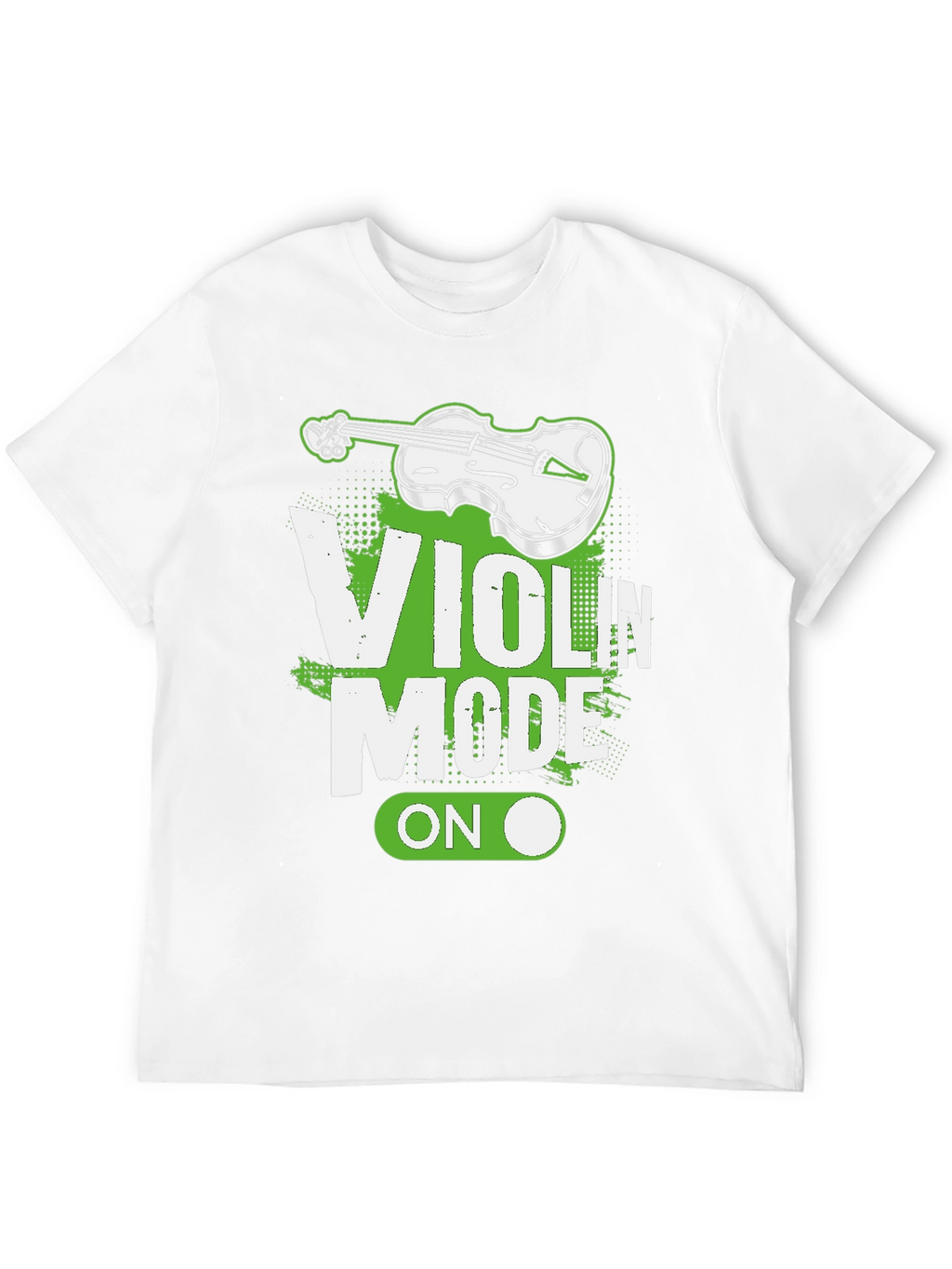Violin Mode On Graphic Tee - Black