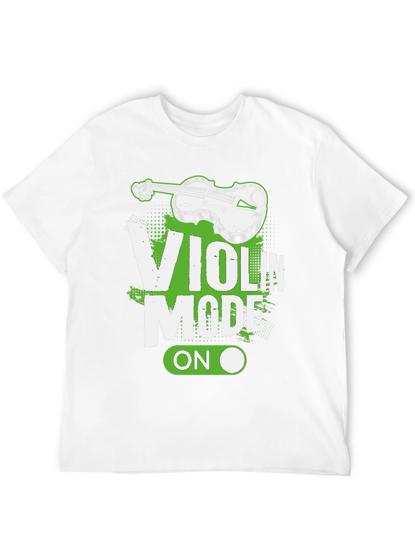 Violin Mode On Graphic Tee - Black