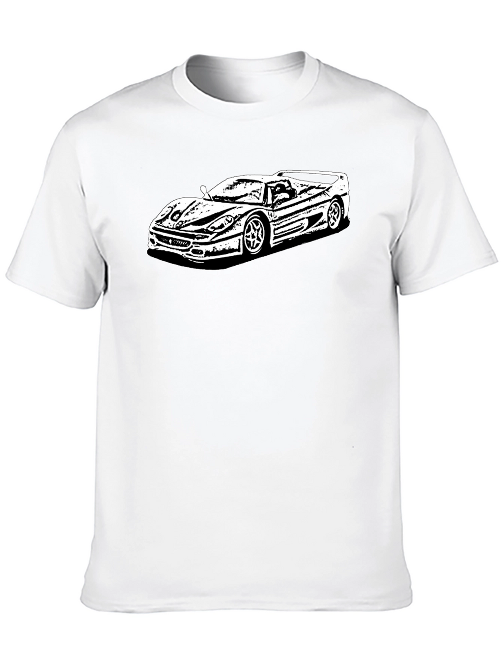 Car Graphic Tee - Cool & Casual Black T-Shirt