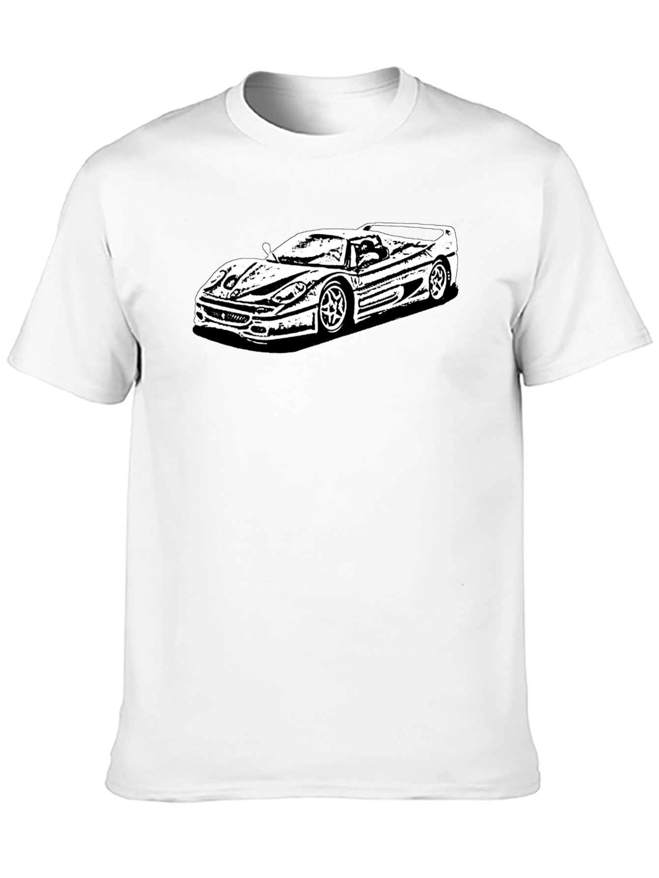 Car Graphic Tee - Cool & Casual Black T-Shirt