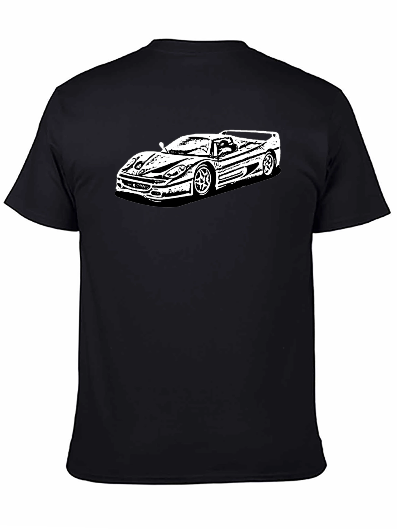 Car Graphic Tee - Cool & Casual Black T-Shirt