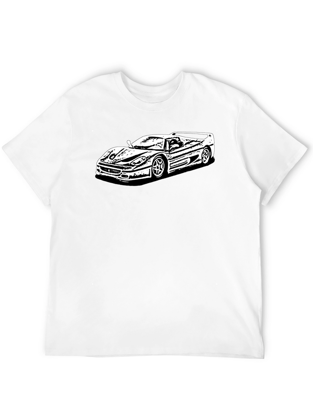Car Graphic Tee - Cool & Casual Black T-Shirt