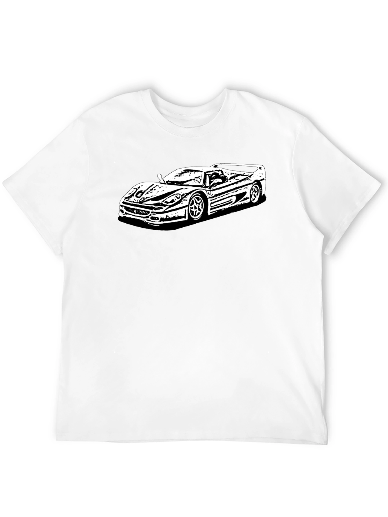 Car Graphic Tee - Cool & Casual Black T-Shirt