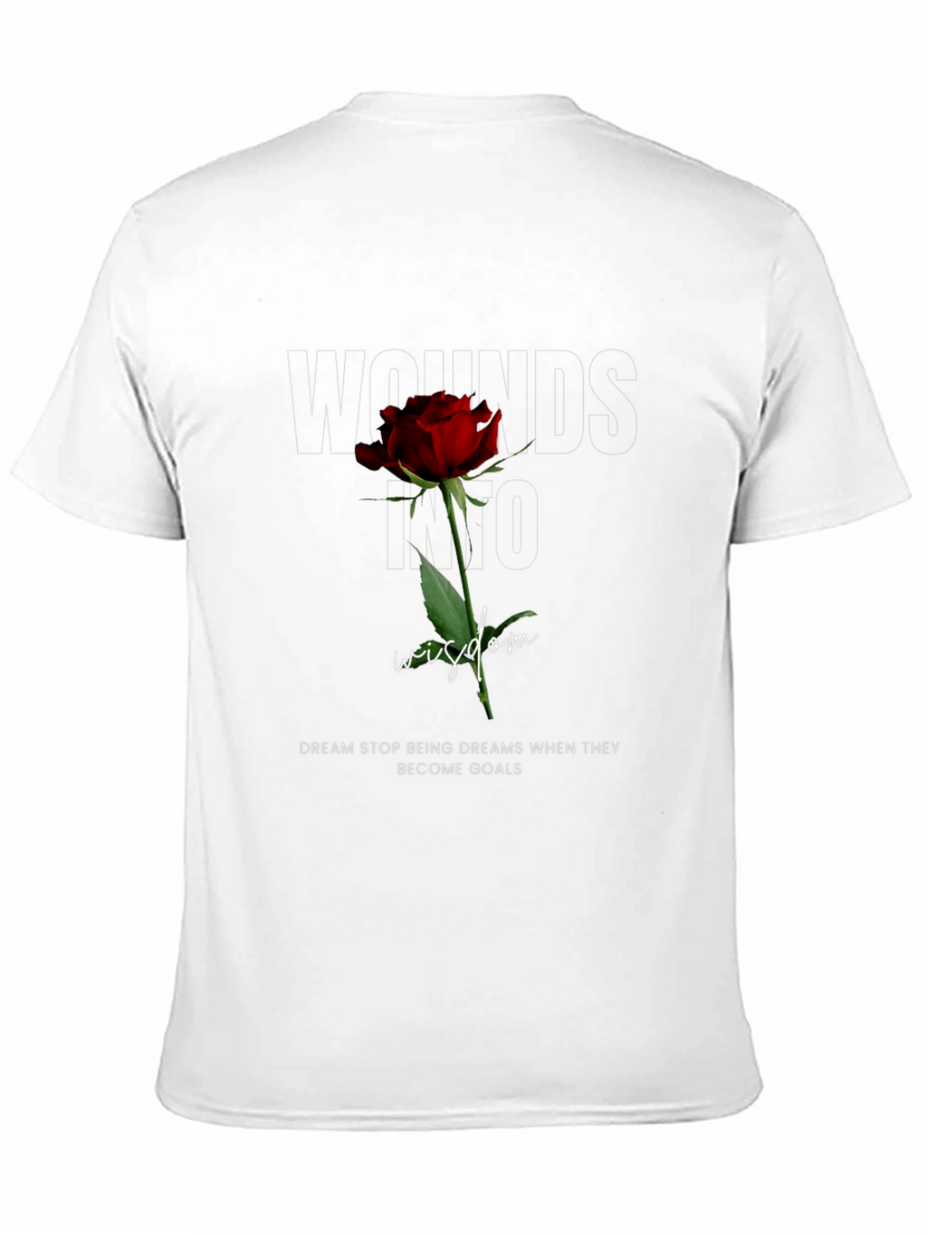 Wounds Into Wisdom Rose Graphic Tee