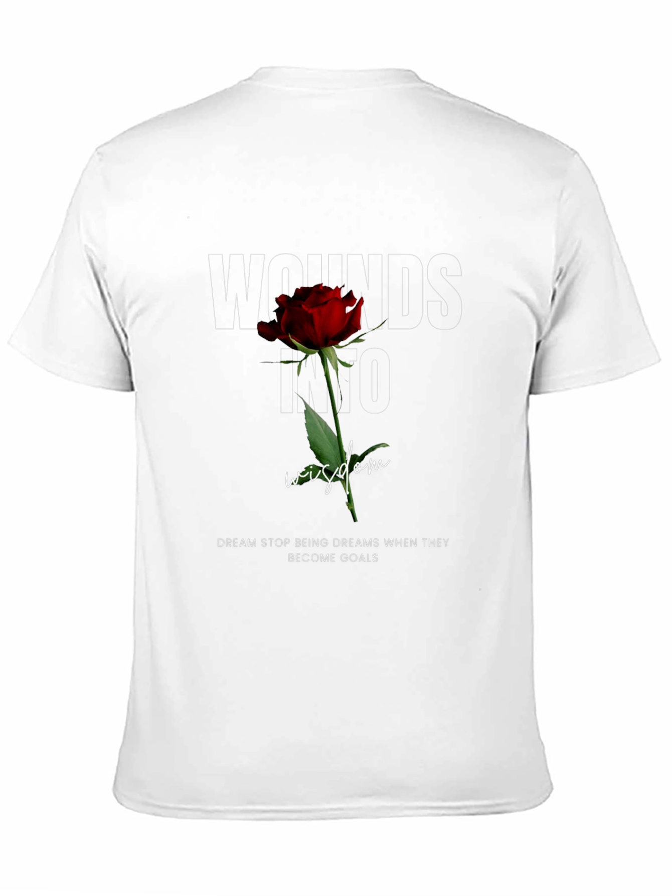 Wounds Into Wisdom Rose Graphic Tee