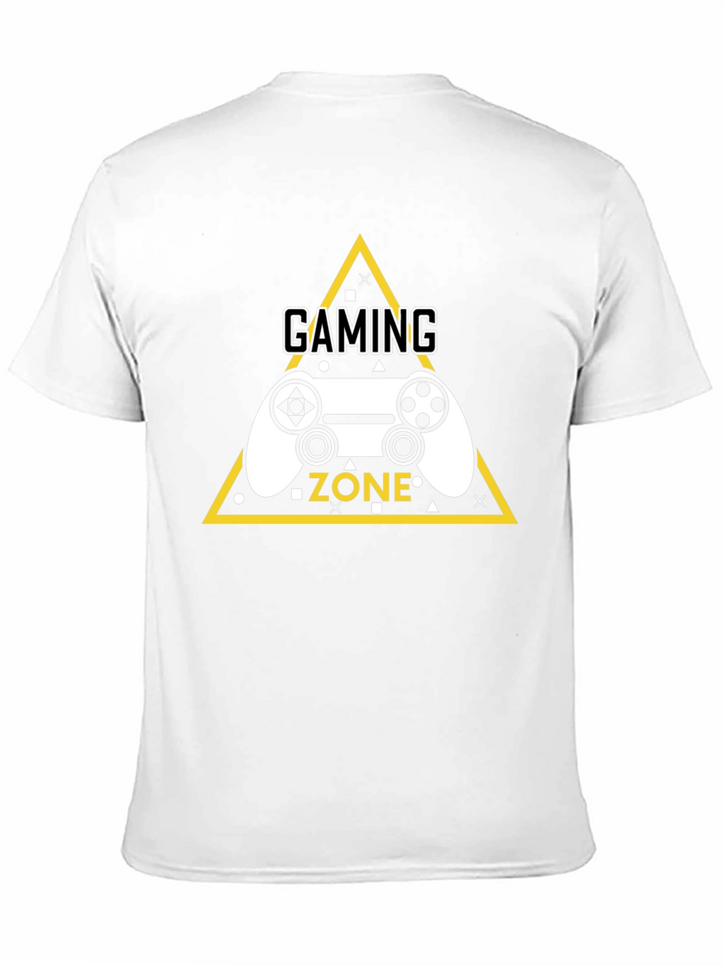 Gaming Zone Graphic Tee - Black Cotton T-Shirt