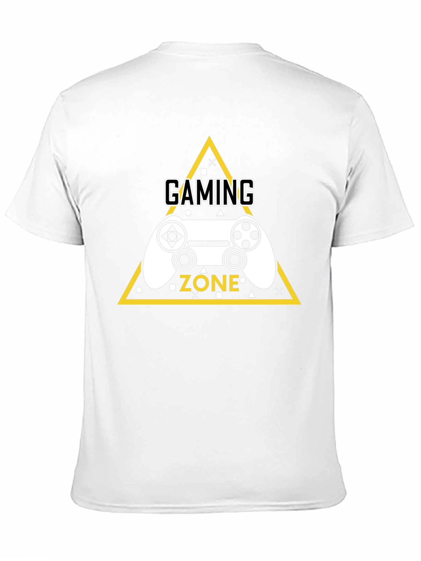 Gaming Zone Graphic Tee - Black Cotton T-Shirt