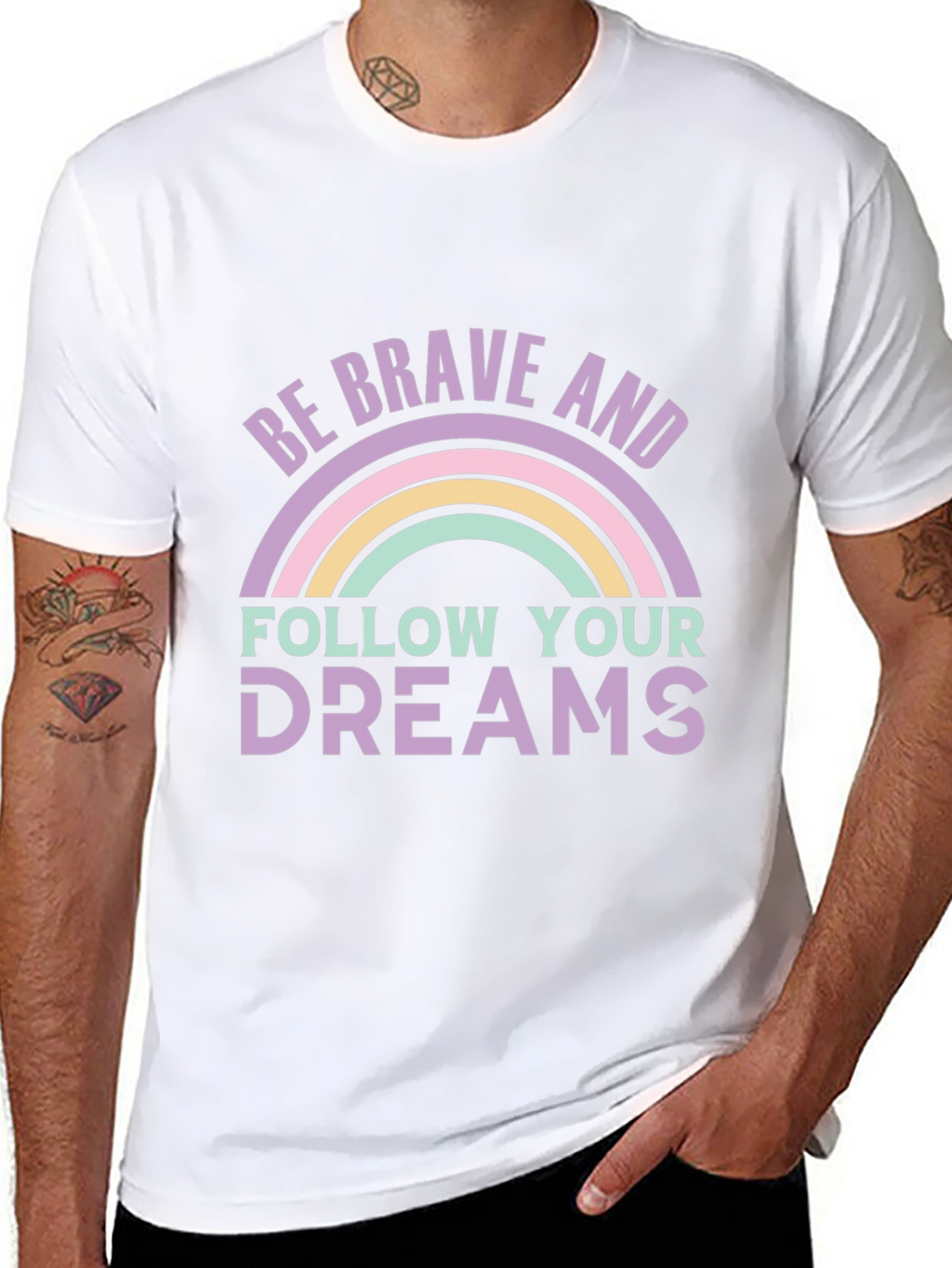 Be Brave and Follow Your Dreams Graphic Tee
