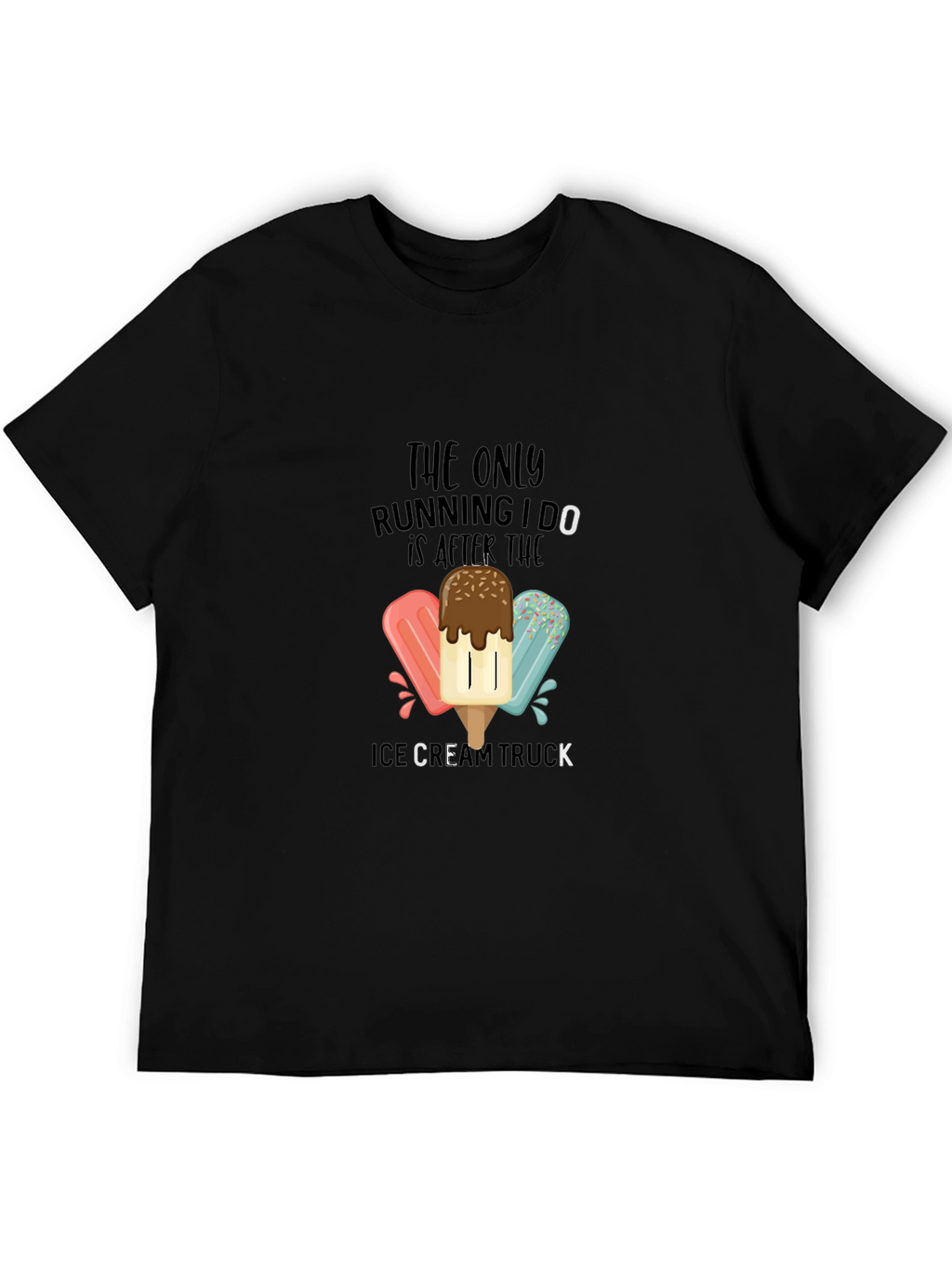 Ice Cream Truck T-Shirt - Funny Running Tee