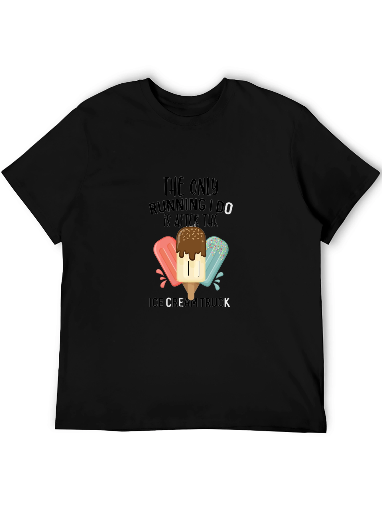 Ice Cream Truck T-Shirt - Funny Running Tee
