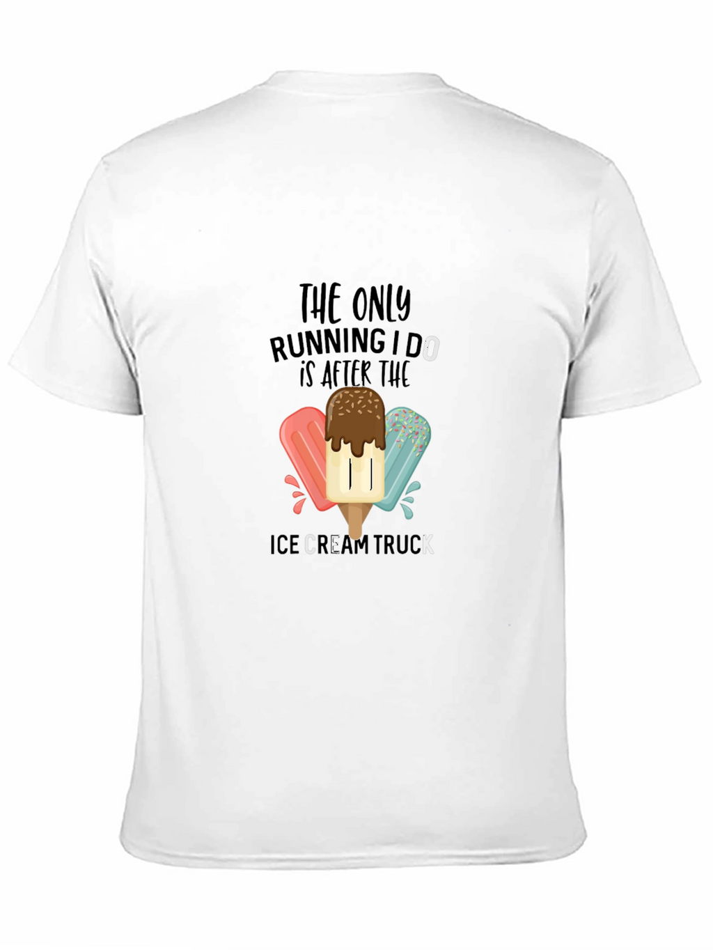 Ice Cream Truck T-Shirt - Funny Running Tee