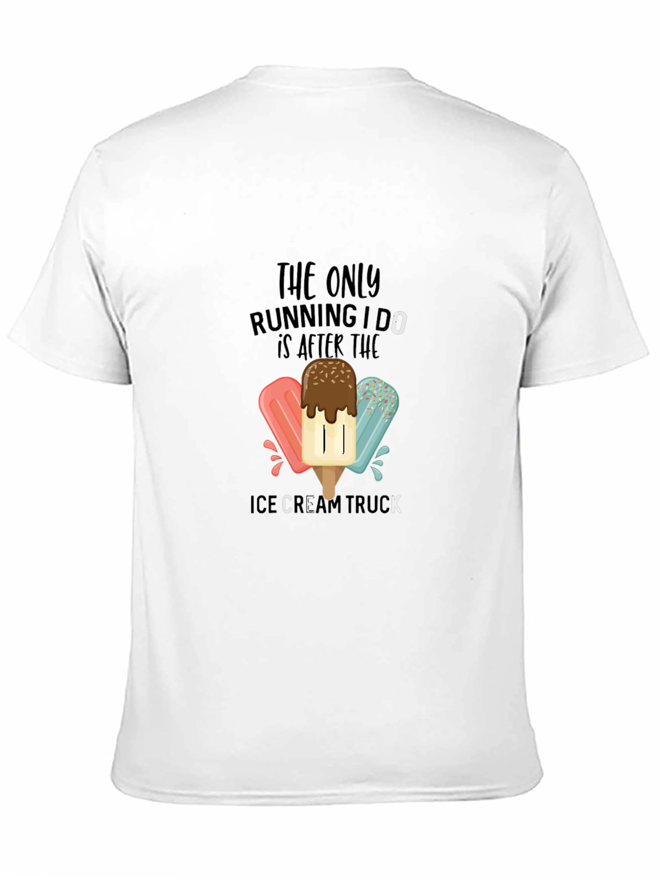 Ice Cream Truck T-Shirt - Funny Running Tee