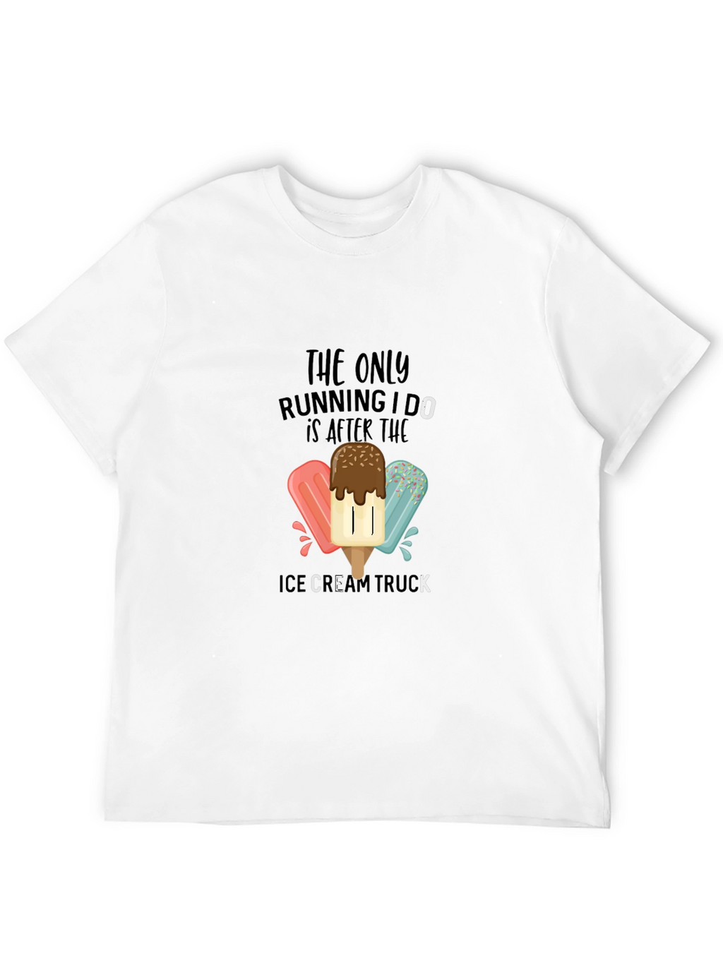Ice Cream Truck T-Shirt - Funny Running Tee