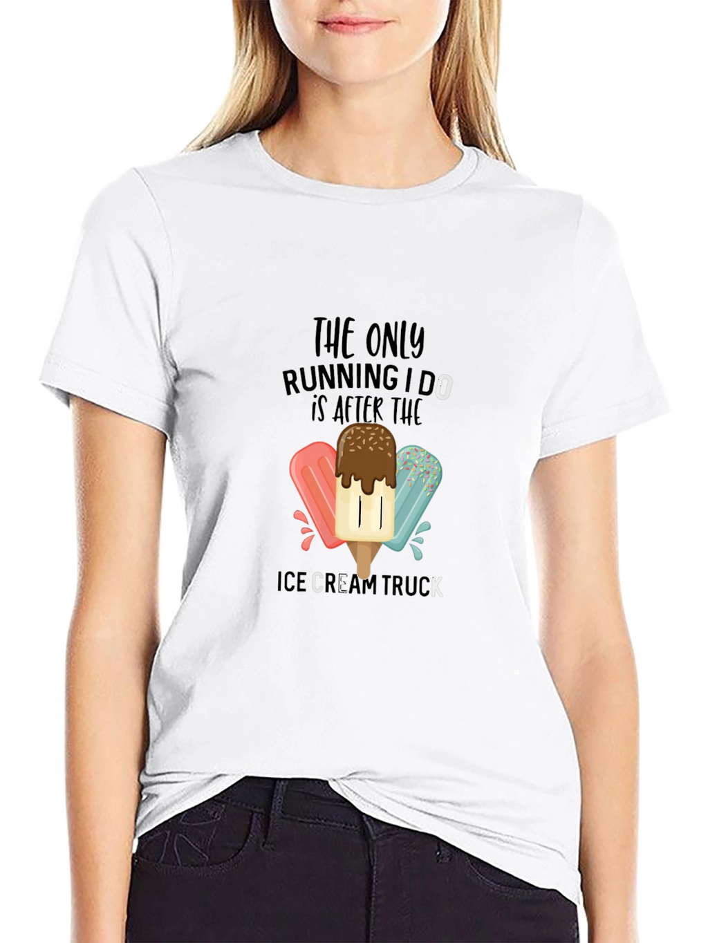 Ice Cream Truck T-Shirt - Funny Running Tee