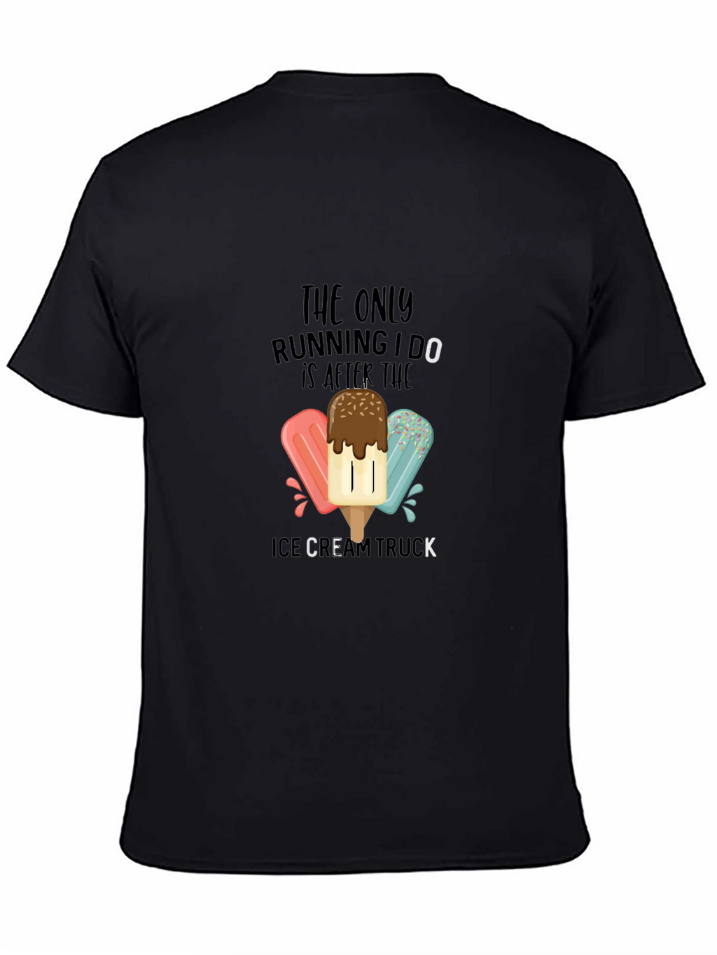 Ice Cream Truck T-Shirt - Funny Running Tee