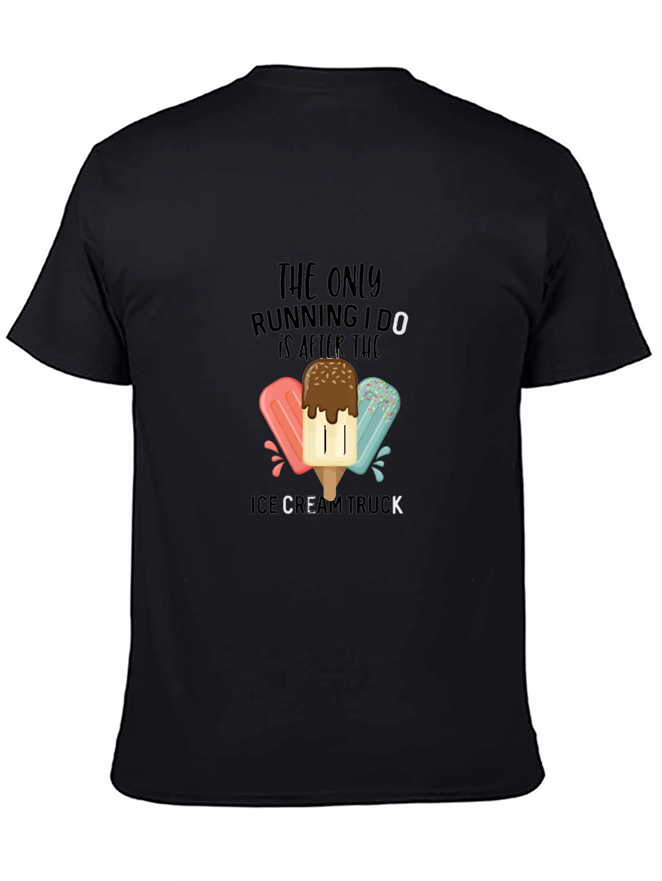 Ice Cream Truck T-Shirt - Funny Running Tee
