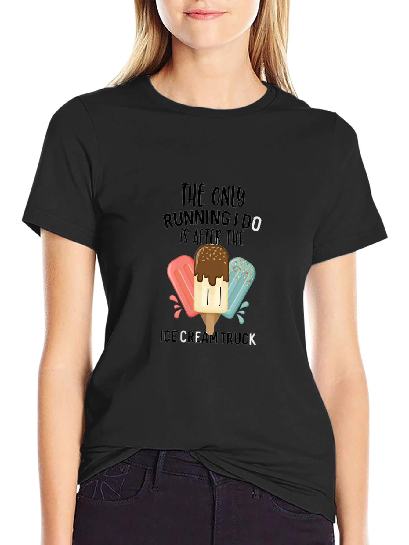 Ice Cream Truck T-Shirt - Funny Running Tee