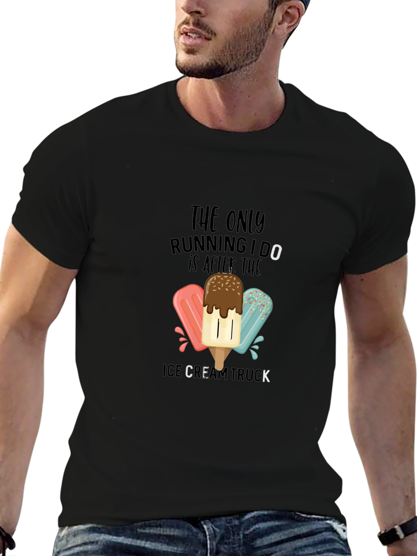 Ice Cream Truck T-Shirt - Funny Running Tee