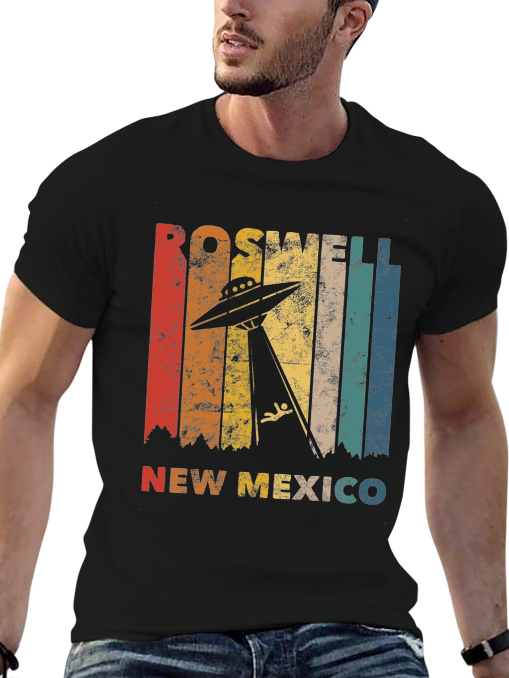Roswell New Mexico UFO Abduction T-Shirt