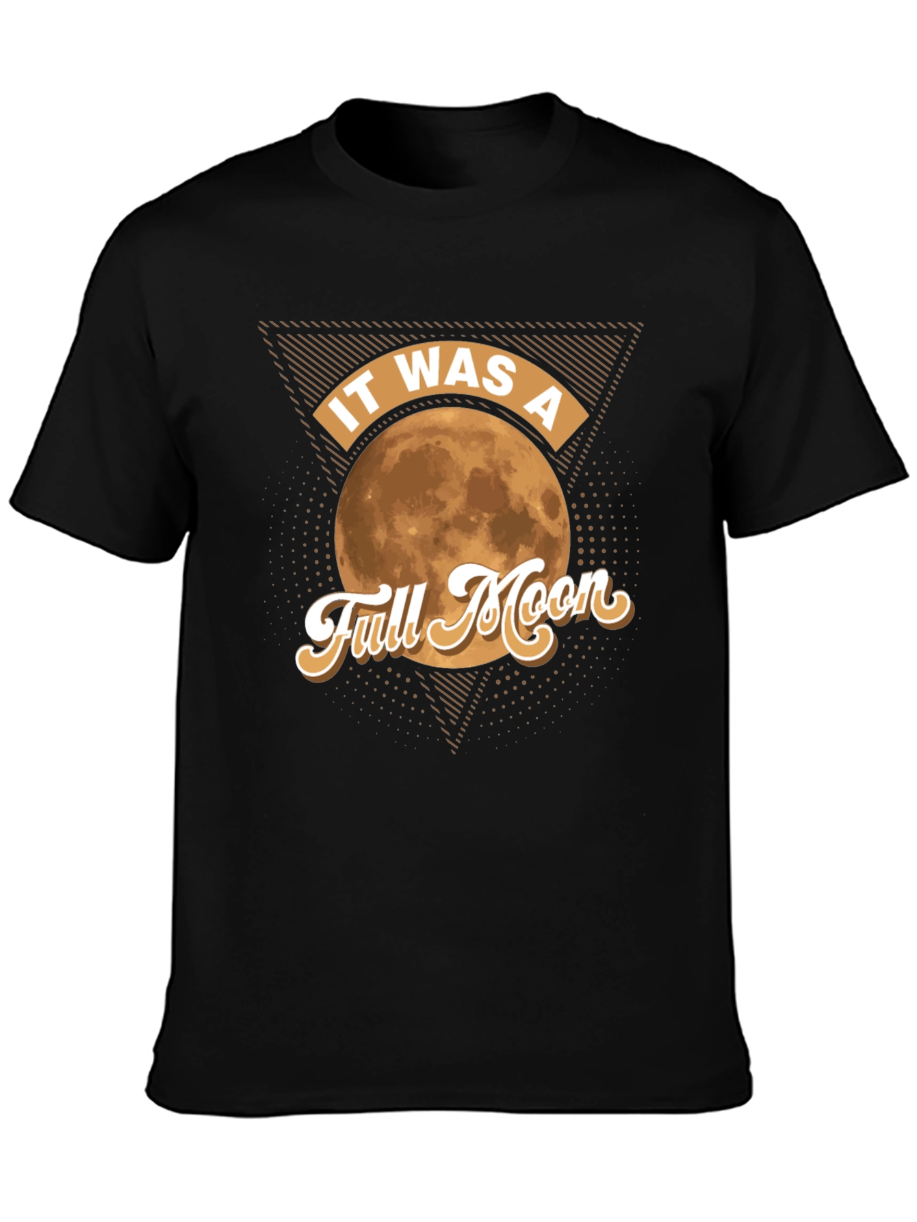 Full Moon Graphic Tee - Retro Style