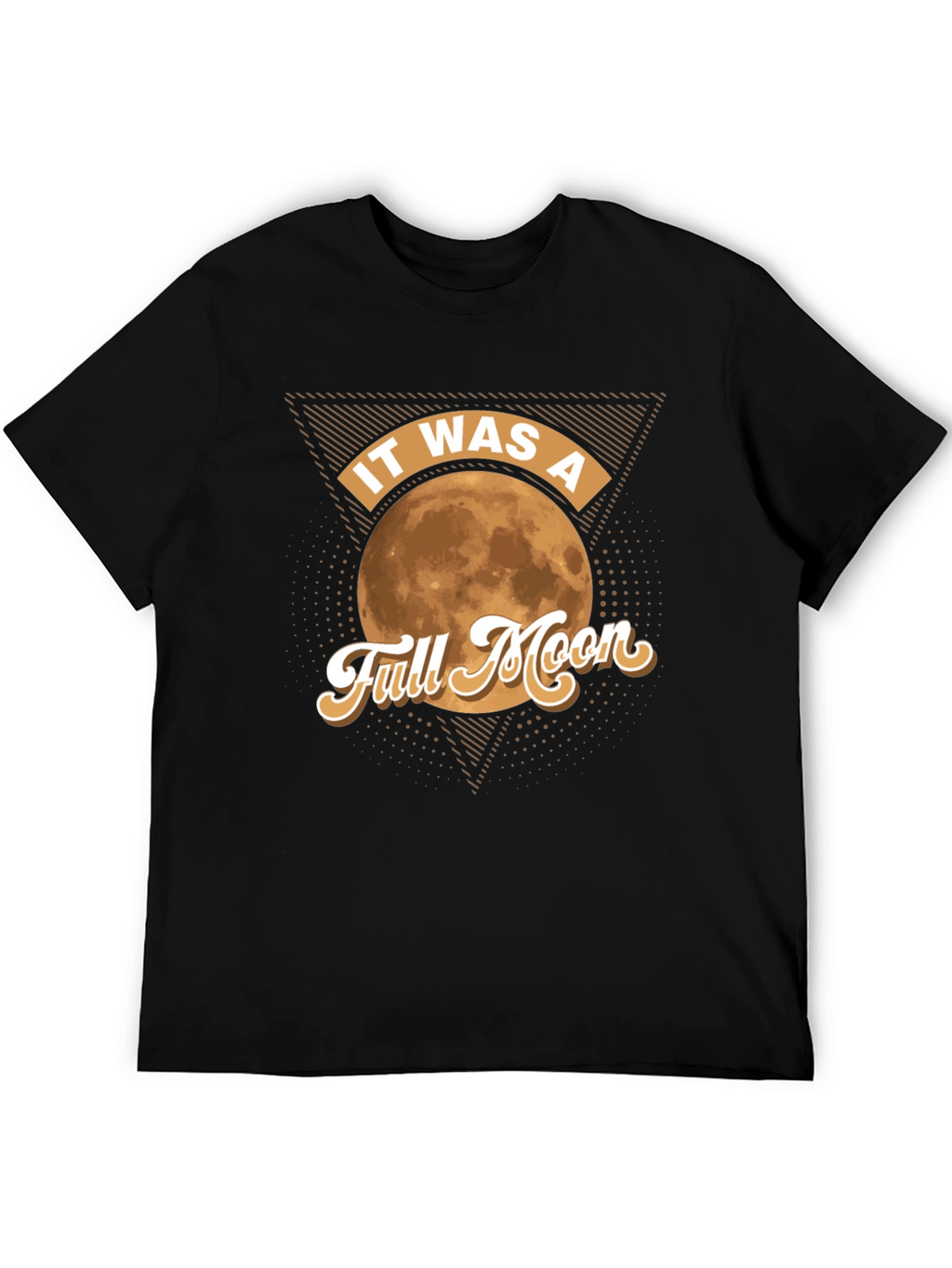 Full Moon Graphic Tee - Retro Style