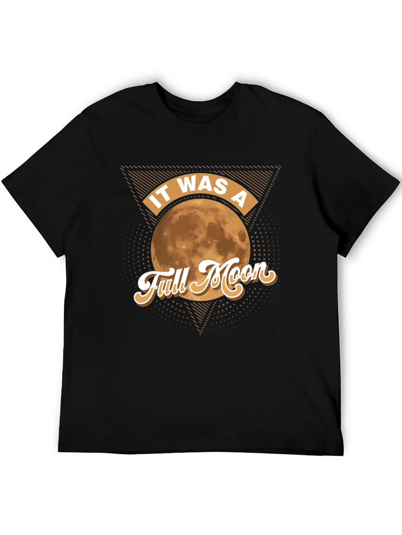 Full Moon Graphic Tee - Retro Style