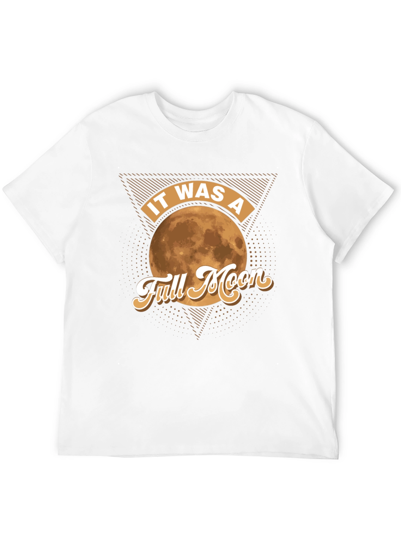 Full Moon Graphic Tee - Retro Style