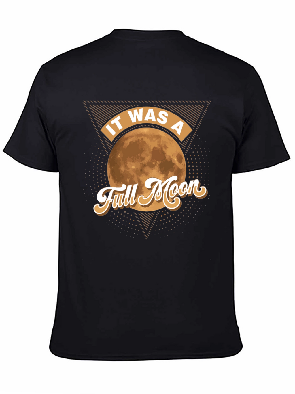 Full Moon Graphic Tee - Retro Style