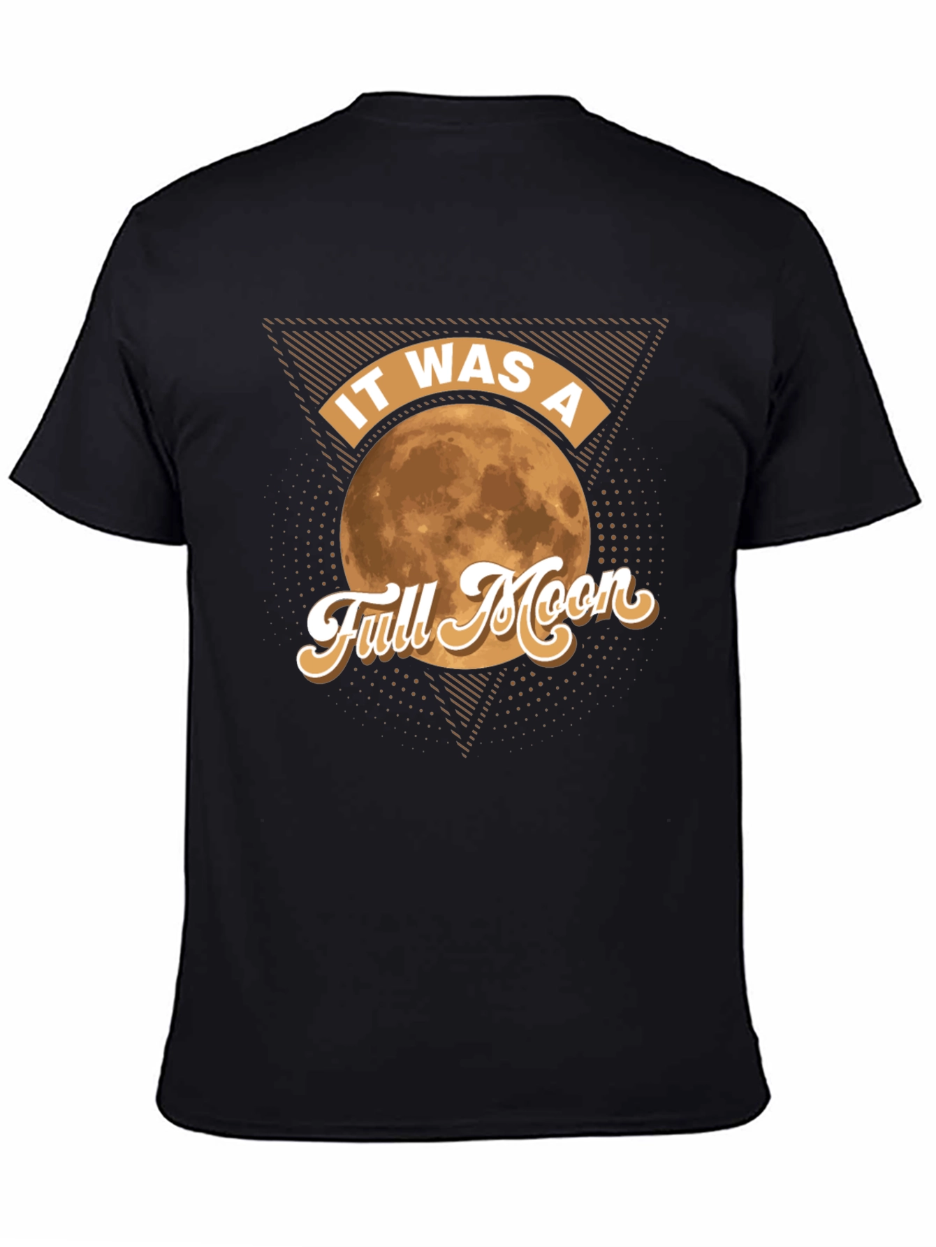 Full Moon Graphic Tee - Retro Style