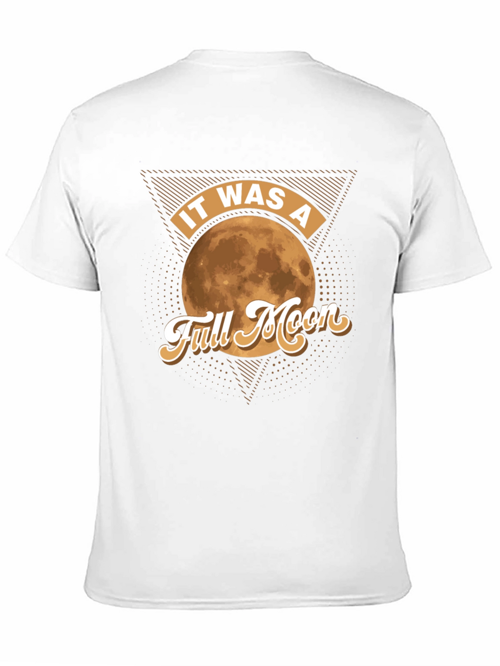 Full Moon Graphic Tee - Retro Style