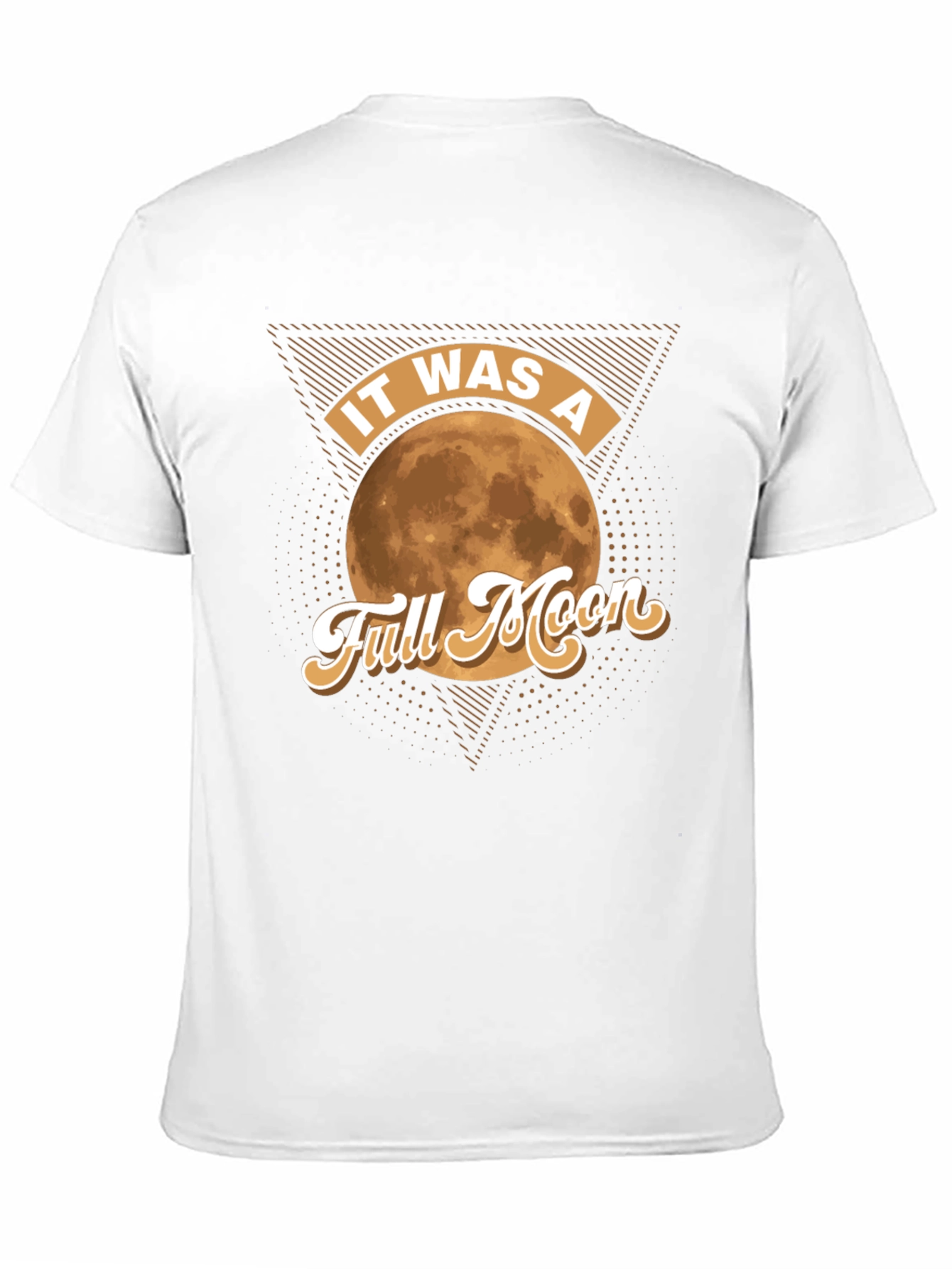 Full Moon Graphic Tee - Retro Style