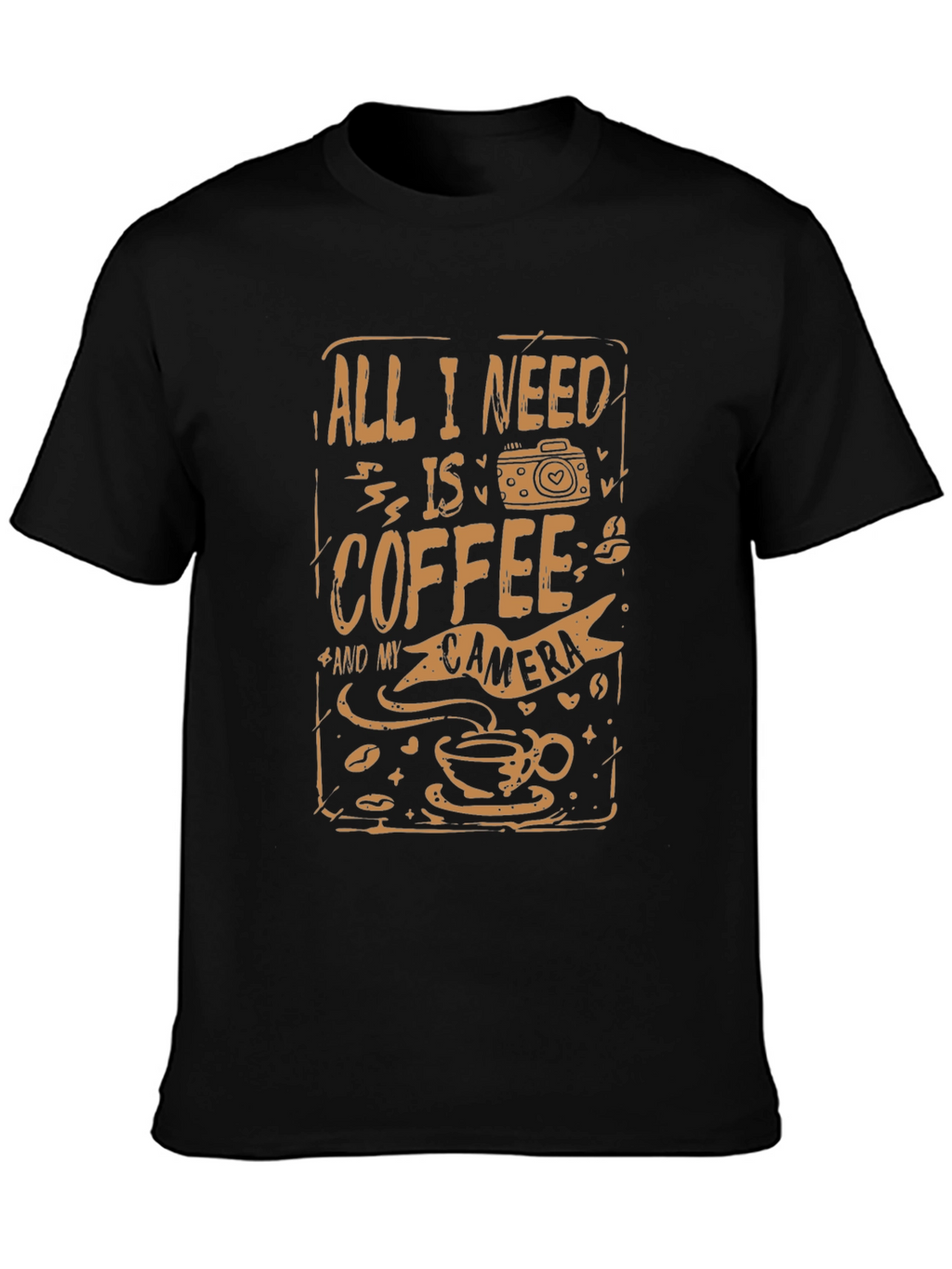 Coffee & Camera Graphic Tee - Photographers Essential
