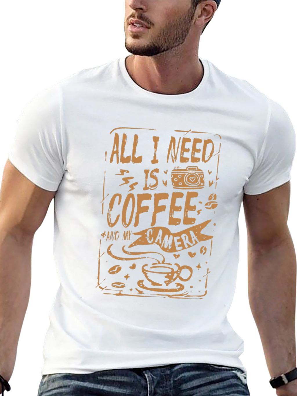 Coffee & Camera Graphic Tee - Photographers Essential