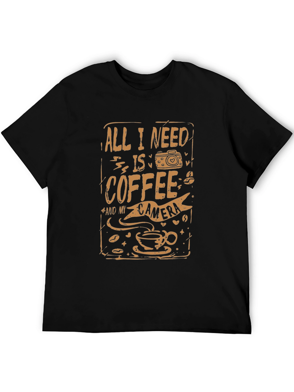 Coffee & Camera Graphic Tee - Photographers Essential