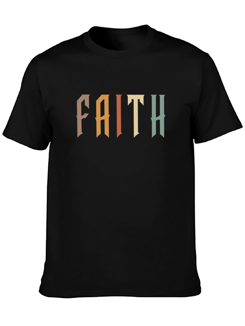 Faith Graphic Tee - Retro Design