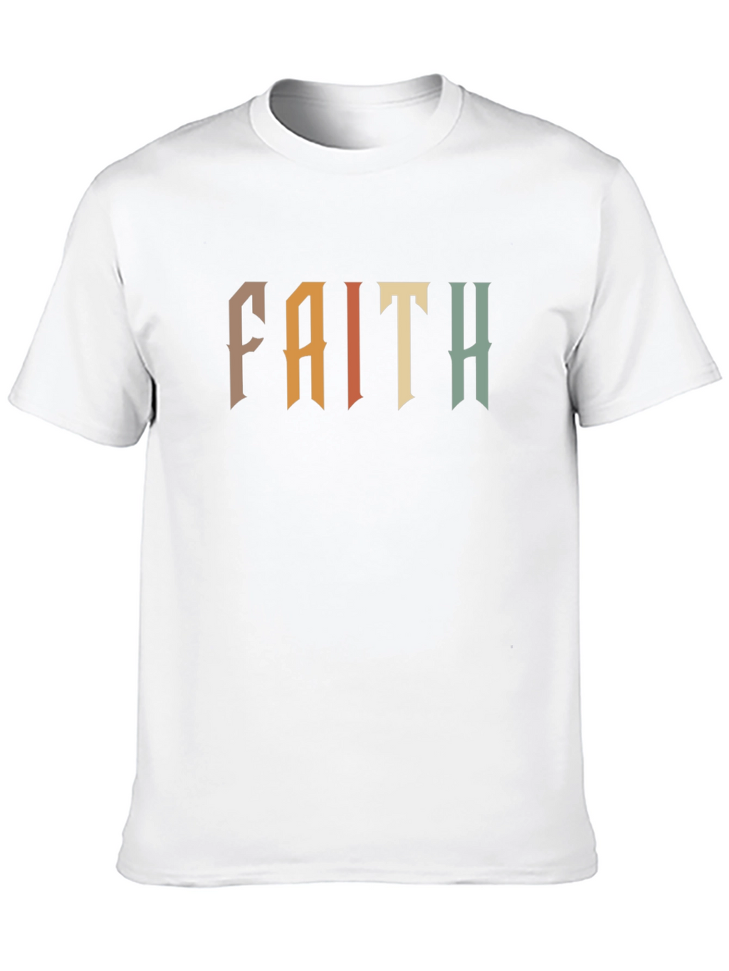 Faith Graphic Tee - Retro Design