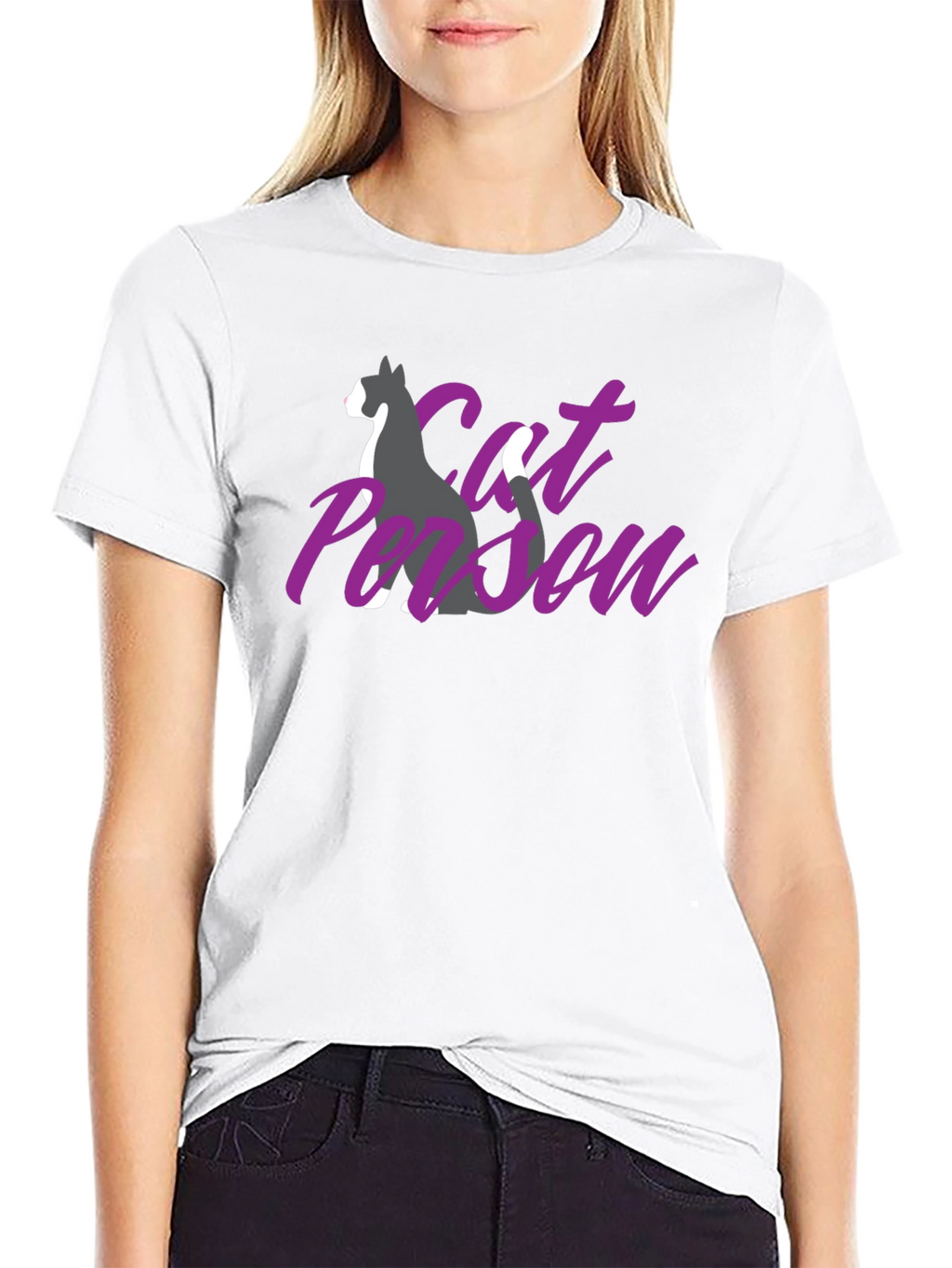 Cat Person Graphic T-Shirt