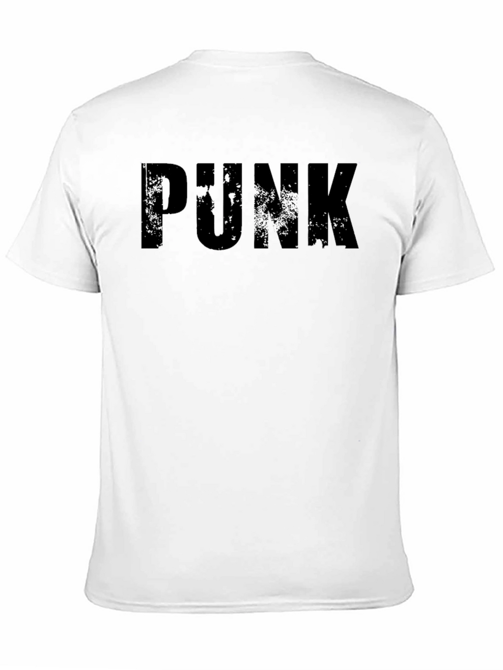 Black PUNK Graphic Tee - Edgy Style