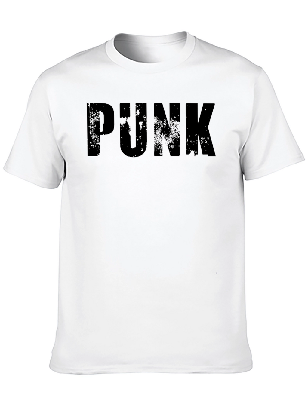 Black PUNK Graphic Tee - Edgy Style