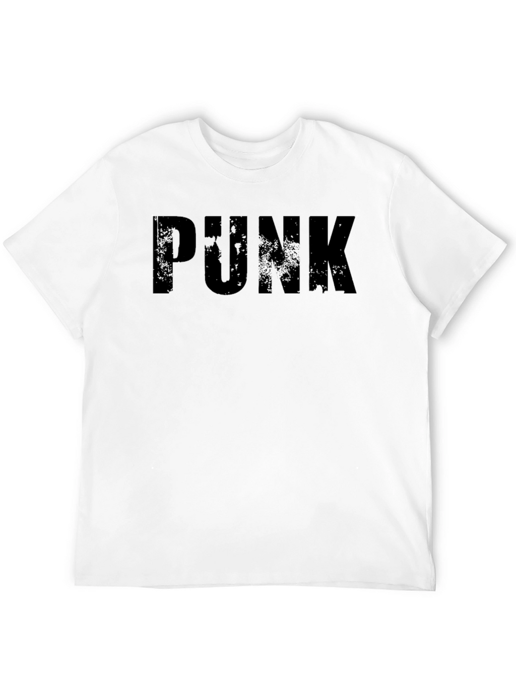 Black PUNK Graphic Tee - Edgy Style
