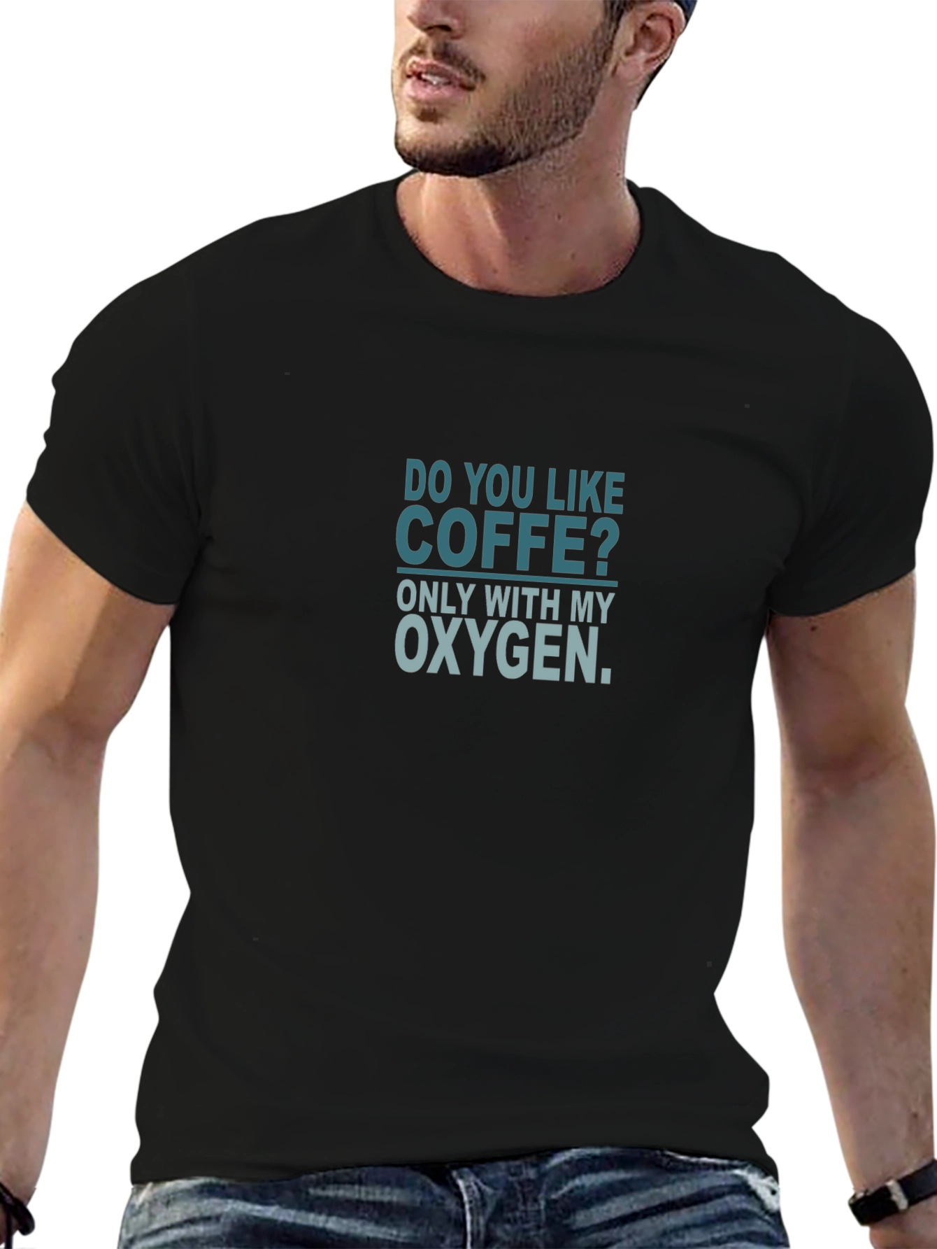 Coffee Lover Black T-Shirt - Oxygen Humor