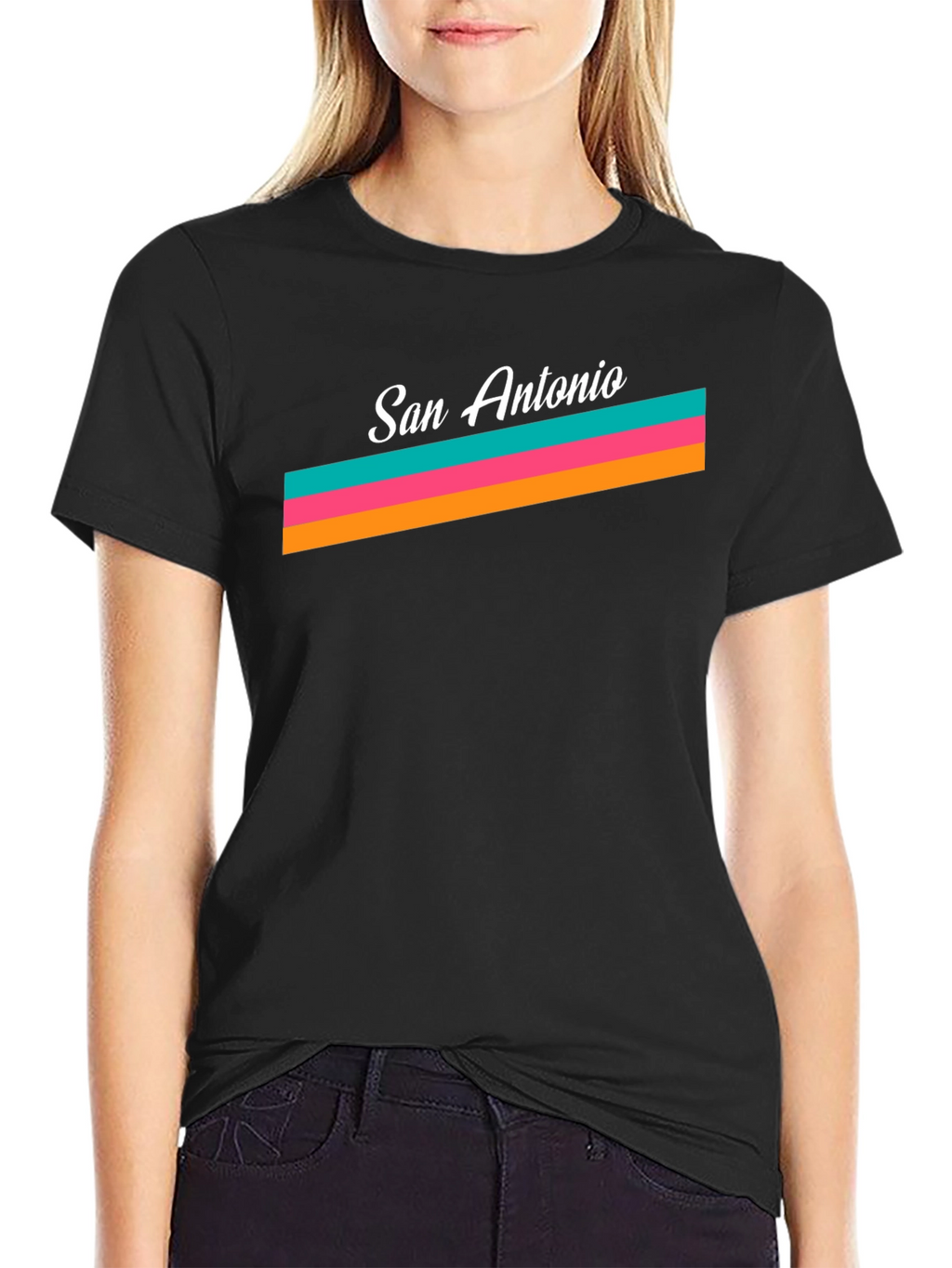 San Antonio Stripes Graphic T-Shirt