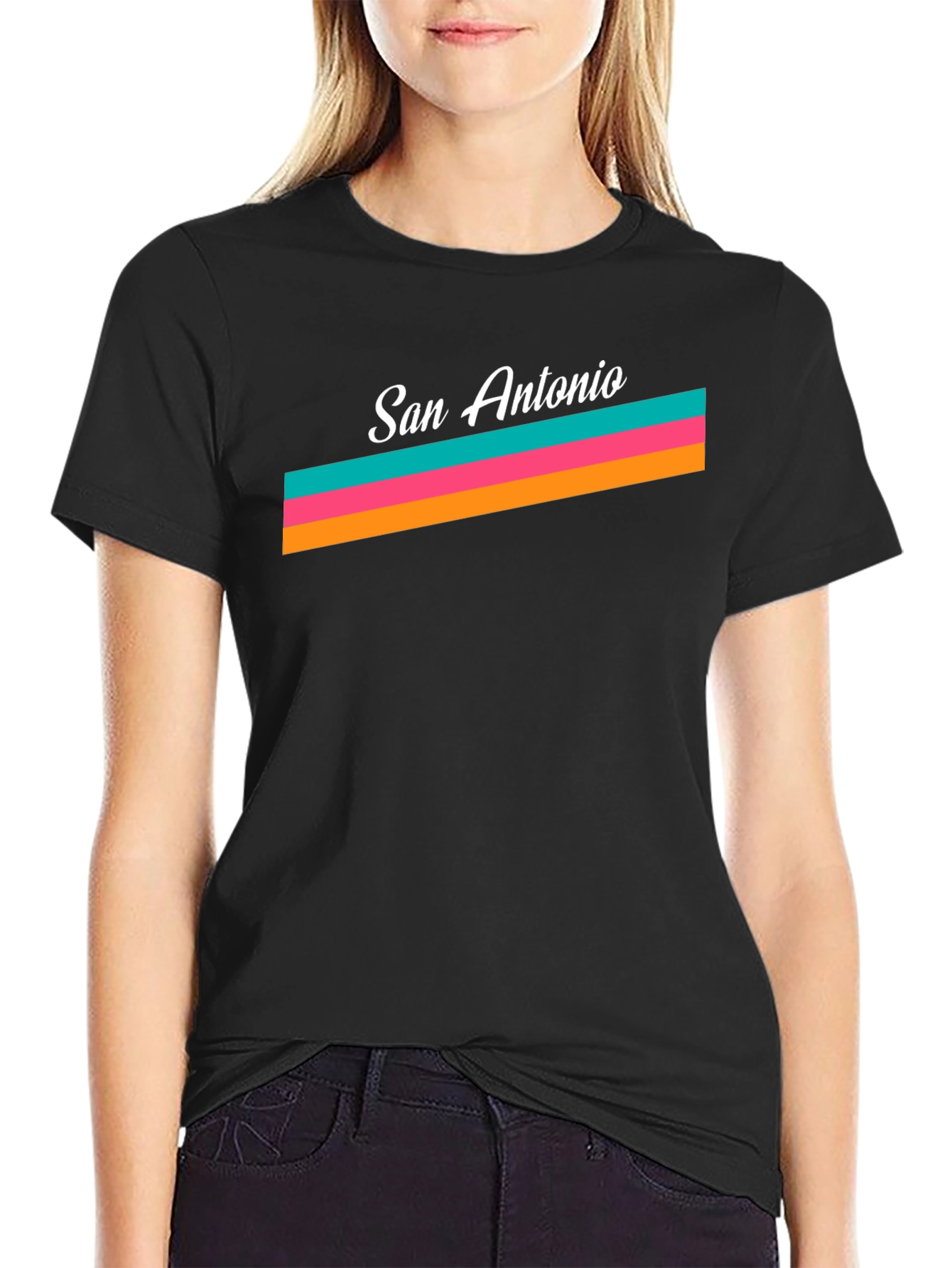 San Antonio Stripes Graphic T-Shirt