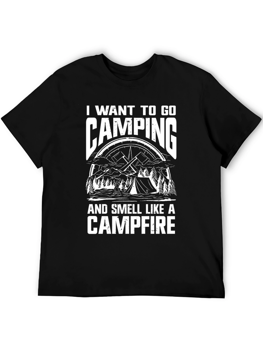Camping Campfire Graphic Tee