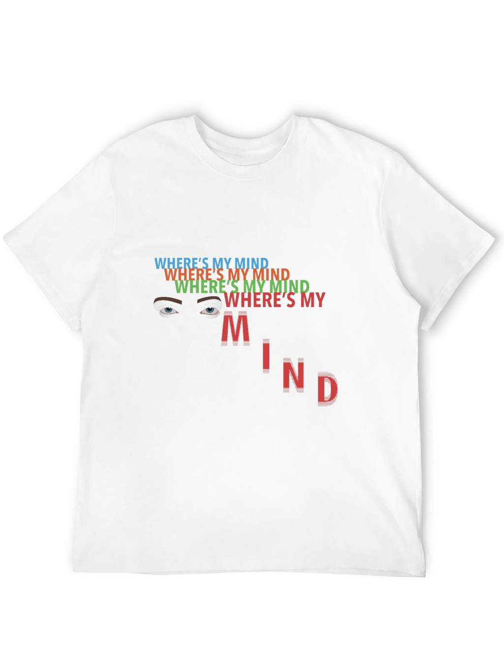 Wheres My Mind Graphic Tee - Trendy Statement Shirt