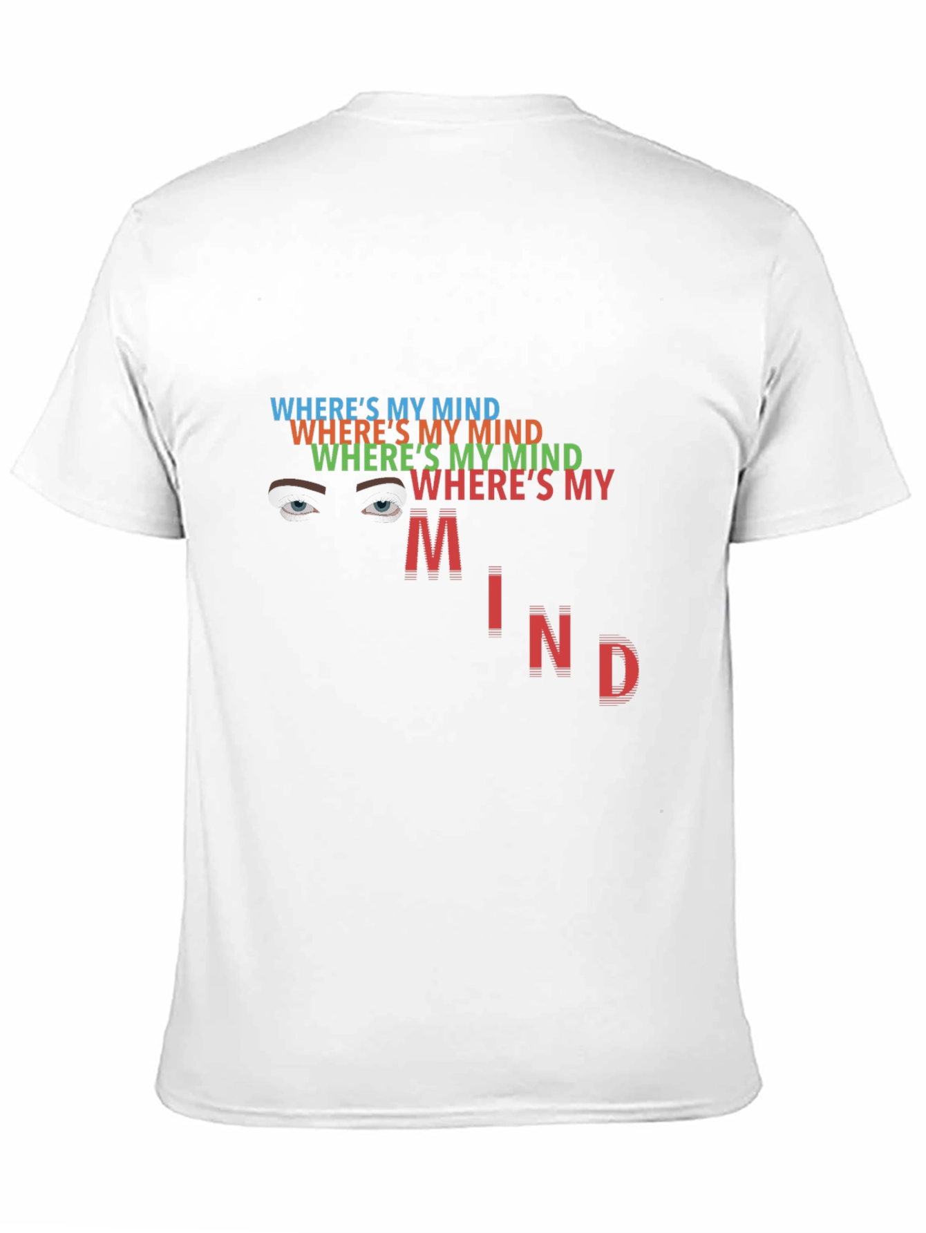 Wheres My Mind Graphic Tee - Trendy Statement Shirt