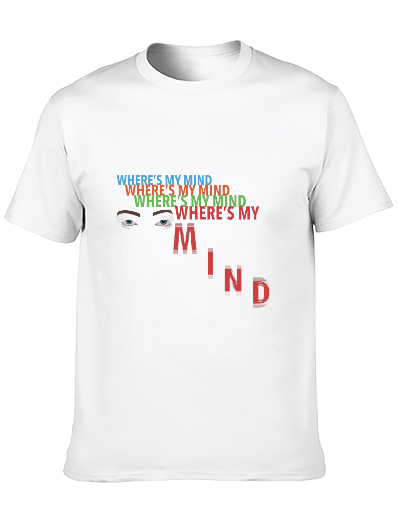 Wheres My Mind Graphic Tee - Trendy Statement Shirt
