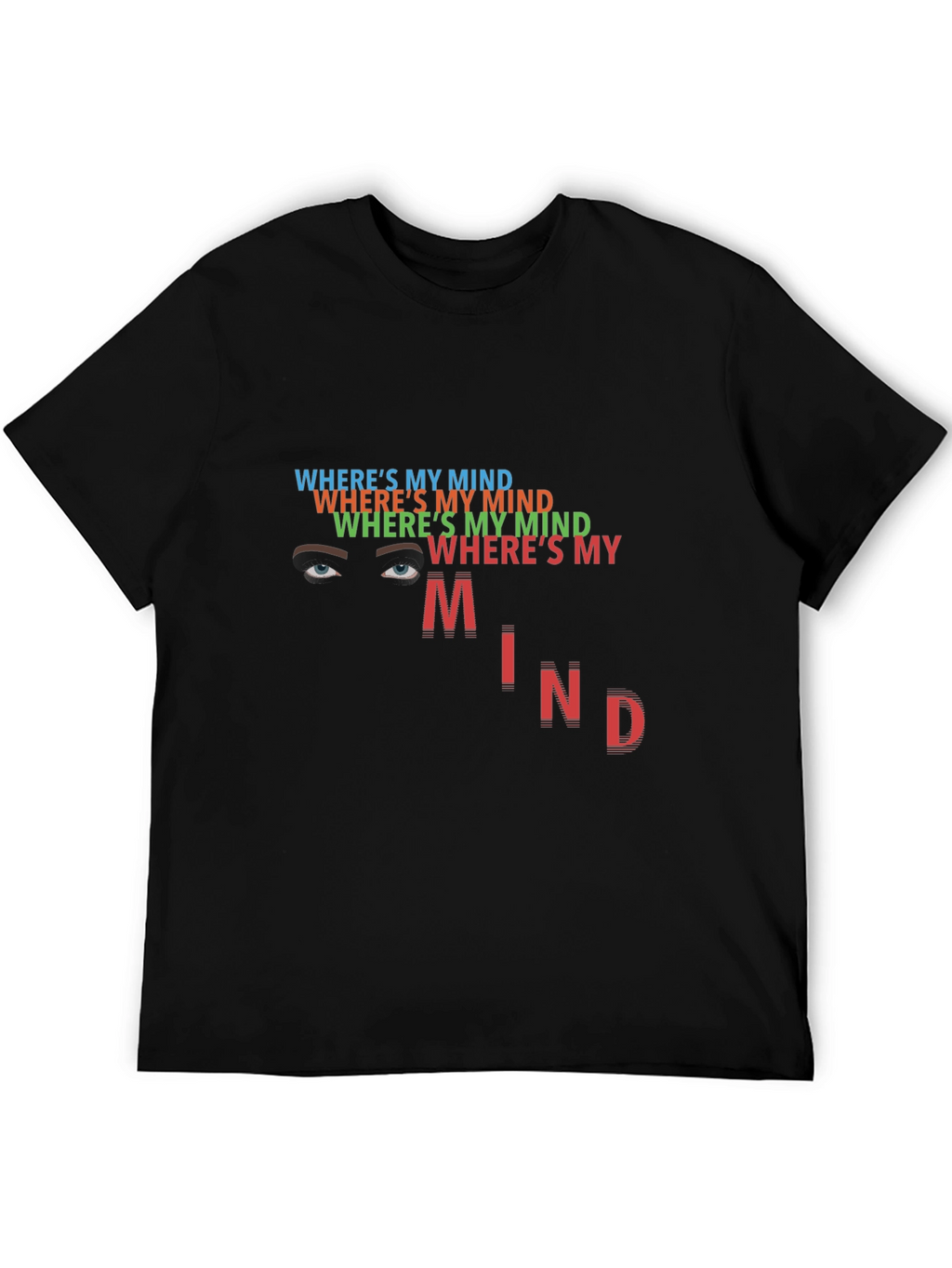 Wheres My Mind Graphic Tee - Trendy Statement Shirt